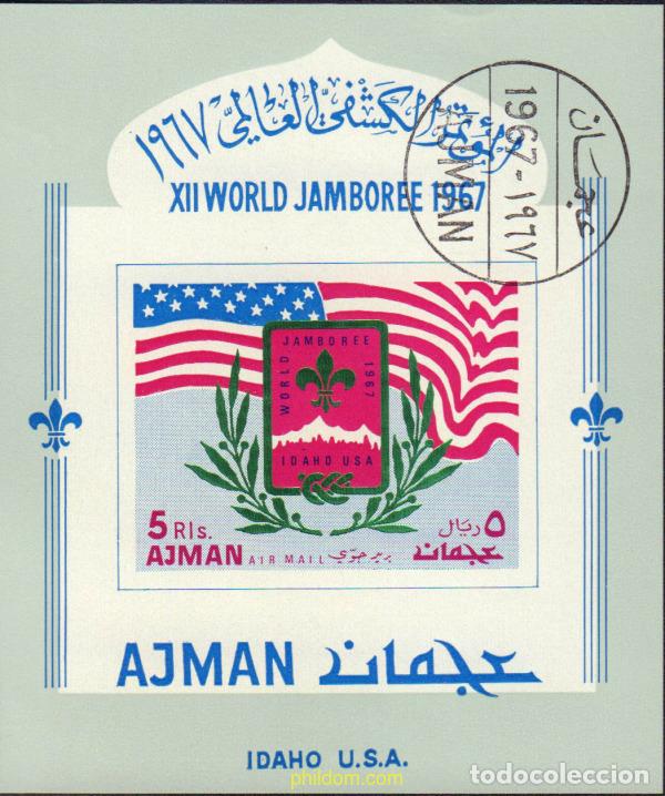 Stamps: 21560 USED AJMAN 1967 12 JAMBOREE MUNDIAL EN IDAHO