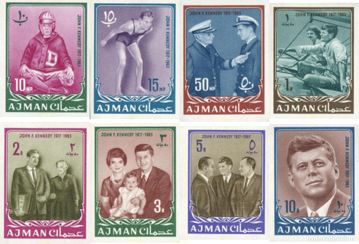 Sellos: 21200 MNH AJMAN 1964 KENNEDY DEPORTISTA