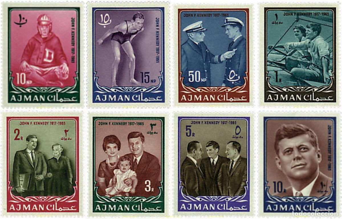 Sellos: 34607 MNH AJMAN 1964 KENNEDY DEPORTISTA