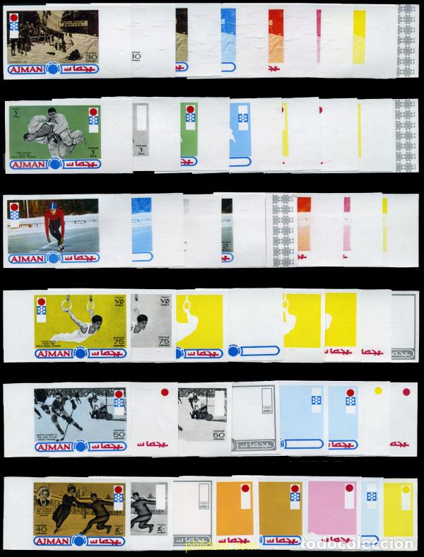 Sellos: 201781 MNH AJMAN 1971 11 JUEGOS OLIMPICOS DE INVIERNO SAPPORO 1972