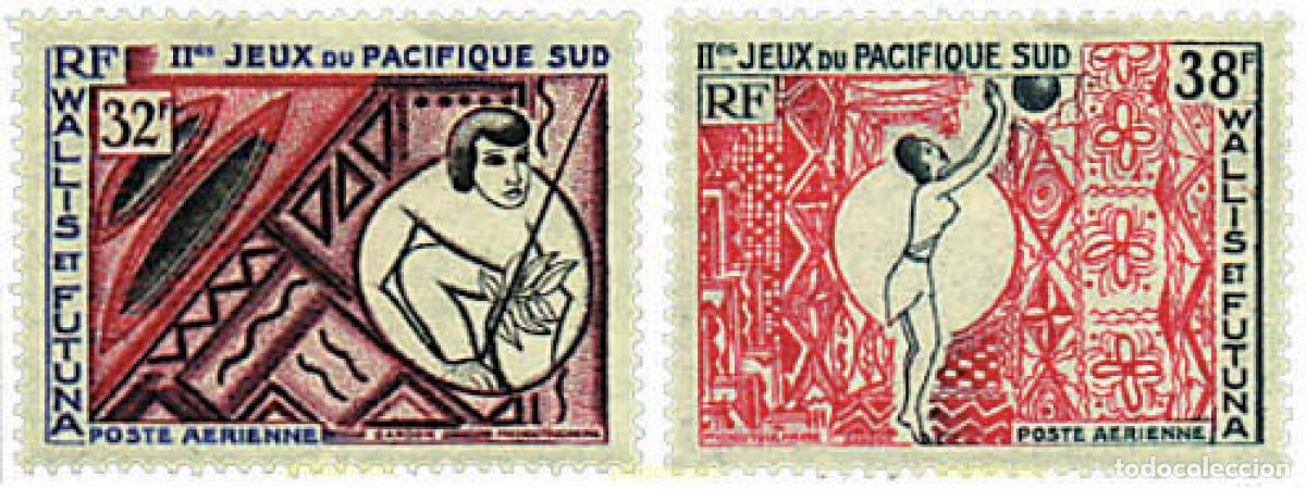 Sellos: 52386 MNH WALLIS Y FUTUNA 1966 2 JUEGOS DEPORTIVOS DEL PACIFICO SUR
