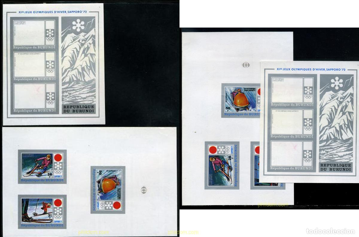 Sellos: 202625 MNH BURUNDI 1972 11 JUEGOS OLIMPICOS DE INVIERNO SAPPORO 1972