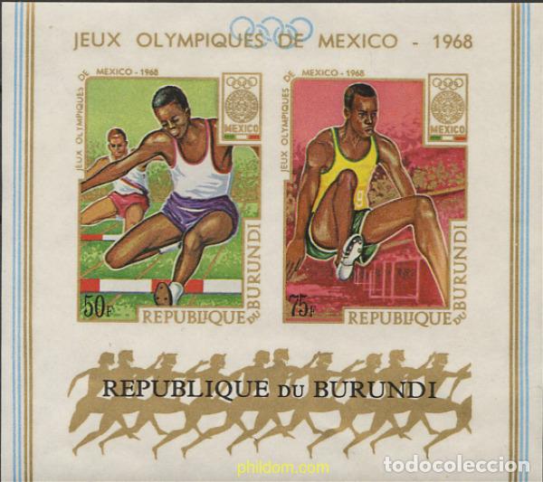 Sellos: 13691 MNH BURUNDI 1968 19 JUEGOS OLIMPICOS VERANO MEXICO 1968