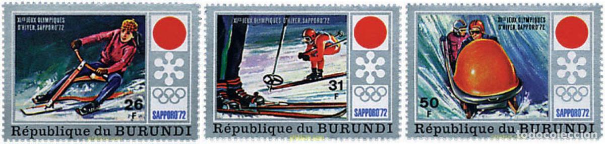 Sellos: 297589 MNH BURUNDI 1972 11 JUEGOS OLIMPICOS DE INVIERNO SAPPORO 1972