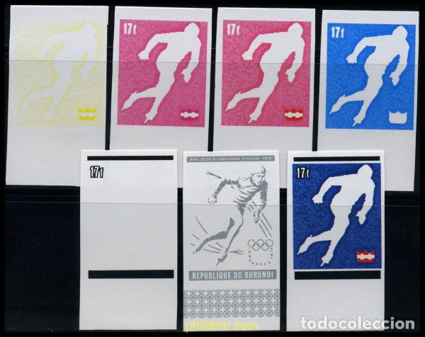 Sellos: 204512 MNH BURUNDI 1976 12 JUEGOS OLIMPICOS INVIERNO INNSBRUCK 1976