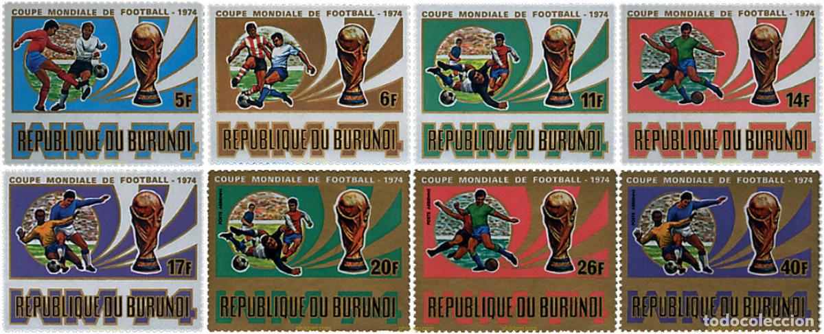 Sellos: 73354 MNH BURUNDI 1974 COPA DEL MUNDO DE FUTBOL. ALEMANIA-74