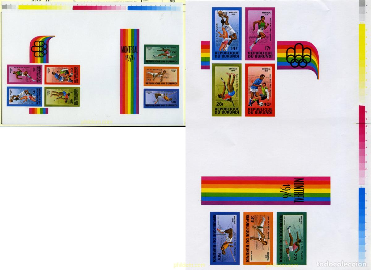 Sellos: 202343 MNH BURUNDI 1976 21 JUEGOS OLIMPICOS VERANO MONTREAL 1976