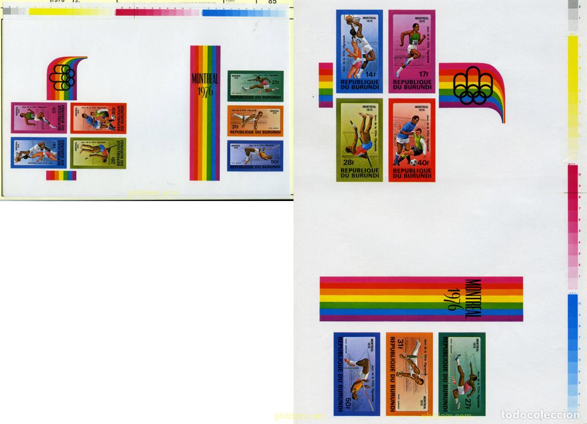 Sellos: 202344 MNH BURUNDI 1976 21 JUEGOS OLIMPICOS VERANO MONTREAL 1976