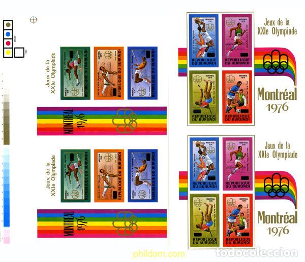 Sellos: 202350 MNH BURUNDI 1976 21 JUEGOS OLIMPICOS VERANO MONTREAL 1976