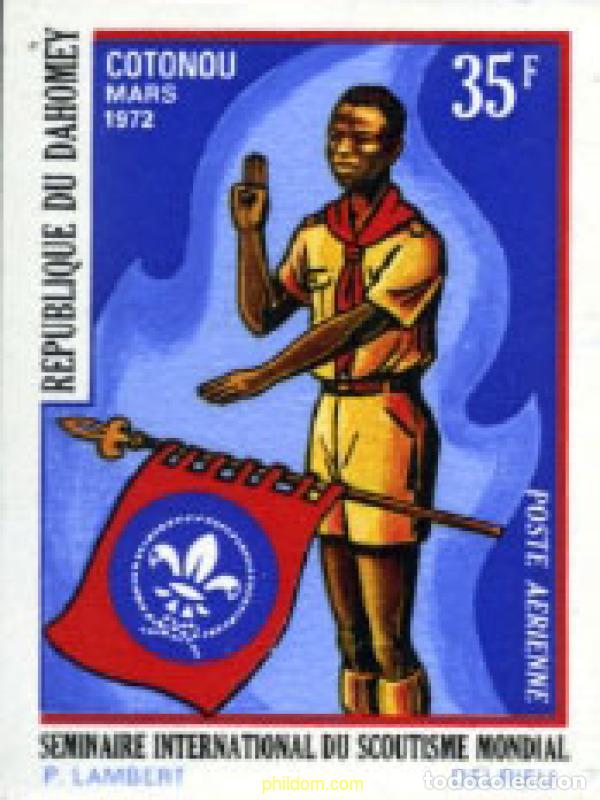 Sellos: 593444 MNH DAHOMEY 1972 SEMINARIO INTERNACIONAL DE ESCULTISMO