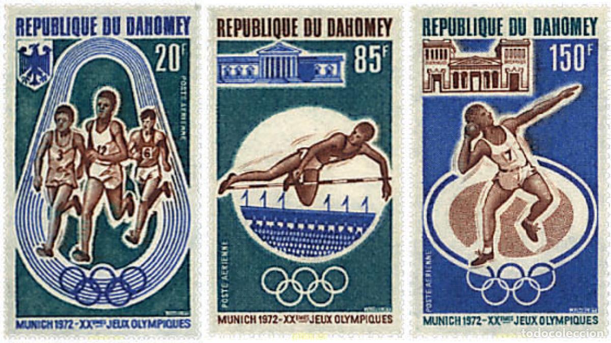 Sellos: 27461 MNH DAHOMEY 1972 20 JUEGOS OLIMPICOS VERANO MUNICH 1972