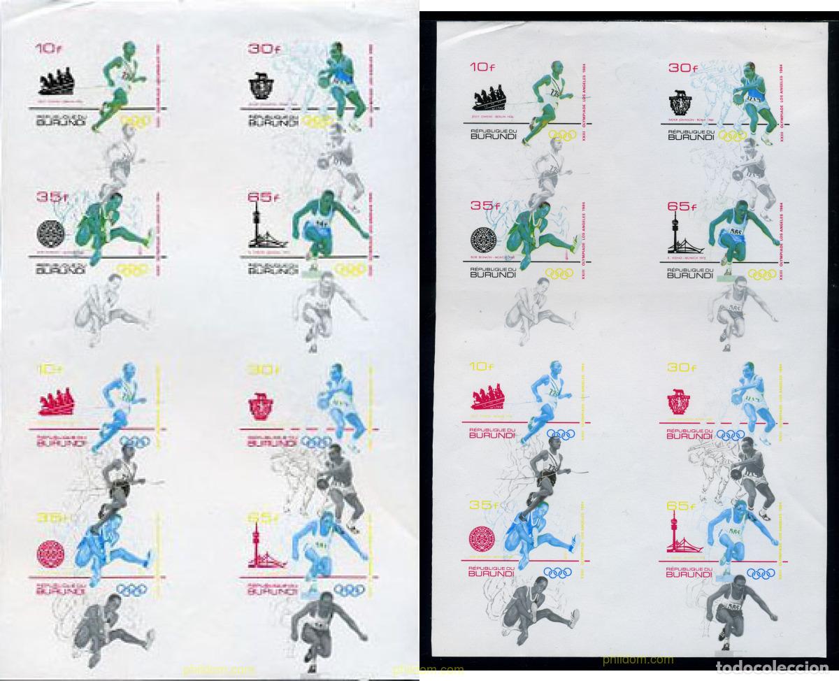 Sellos: 202474 MNH BURUNDI 1984 23 JUEGOS OLIMPICOS VERANO LOS ANGELES 1984