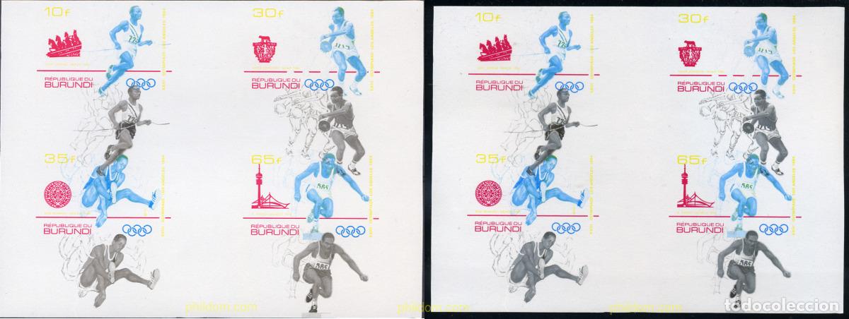 Sellos: 271080 MNH BURUNDI 1984 23 JUEGOS OLIMPICOS VERANO LOS ANGELES 1984