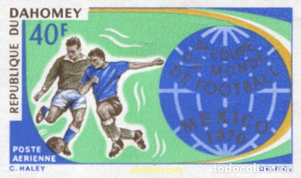 Sellos: 219022 MNH DAHOMEY 1970 COPA DEL MUNDO DE FUTBOL. MEXICO-70