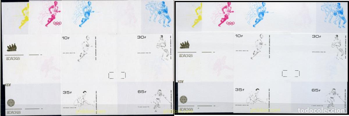 Briefmarken: 202516 MNH BURUNDI 1984 23 JUEGOS OLIMPICOS VERANO LOS ANGELES 1984
