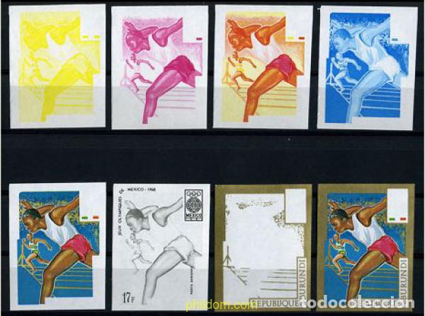 Sellos: 204282 MNH BURUNDI 1968 19 JUEGOS OLIMPICOS VERANO MEXICO 1968