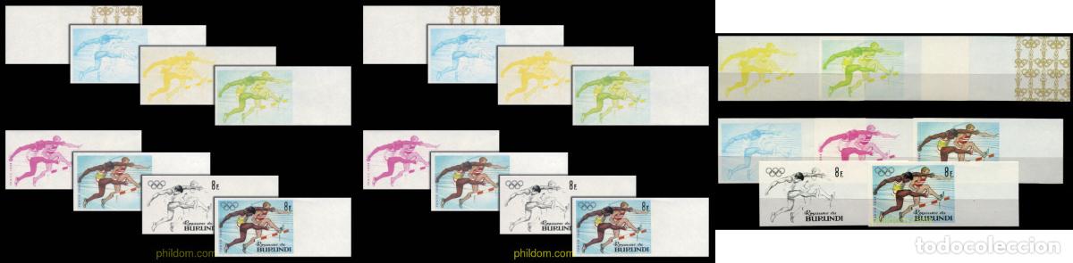 Sellos: 204133 MNH BURUNDI 1964 18 JUEGOS OLIMPICOS VERANO TOKIO 1964