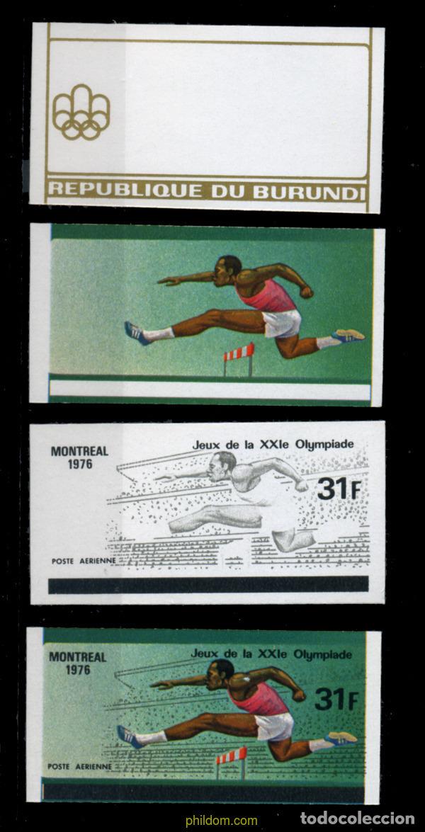 Sellos: 202337 MNH BURUNDI 1976 21 JUEGOS OLIMPICOS VERANO MONTREAL 1976