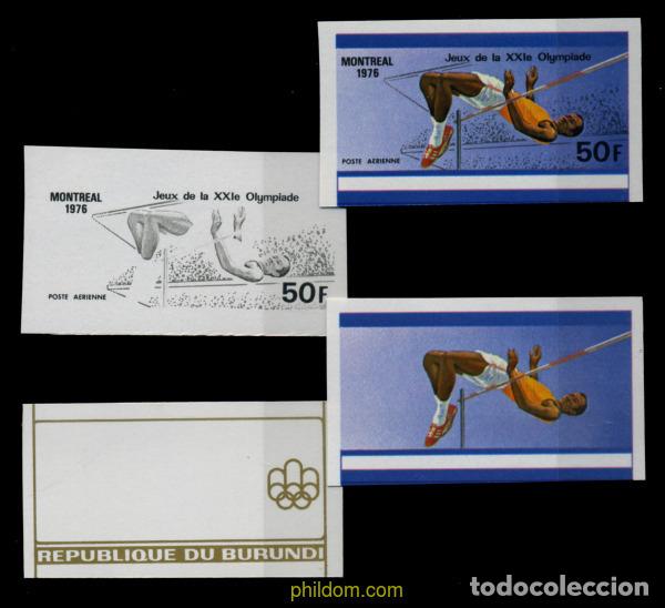 Sellos: 202338 MNH BURUNDI 1976 21 JUEGOS OLIMPICOS VERANO MONTREAL 1976