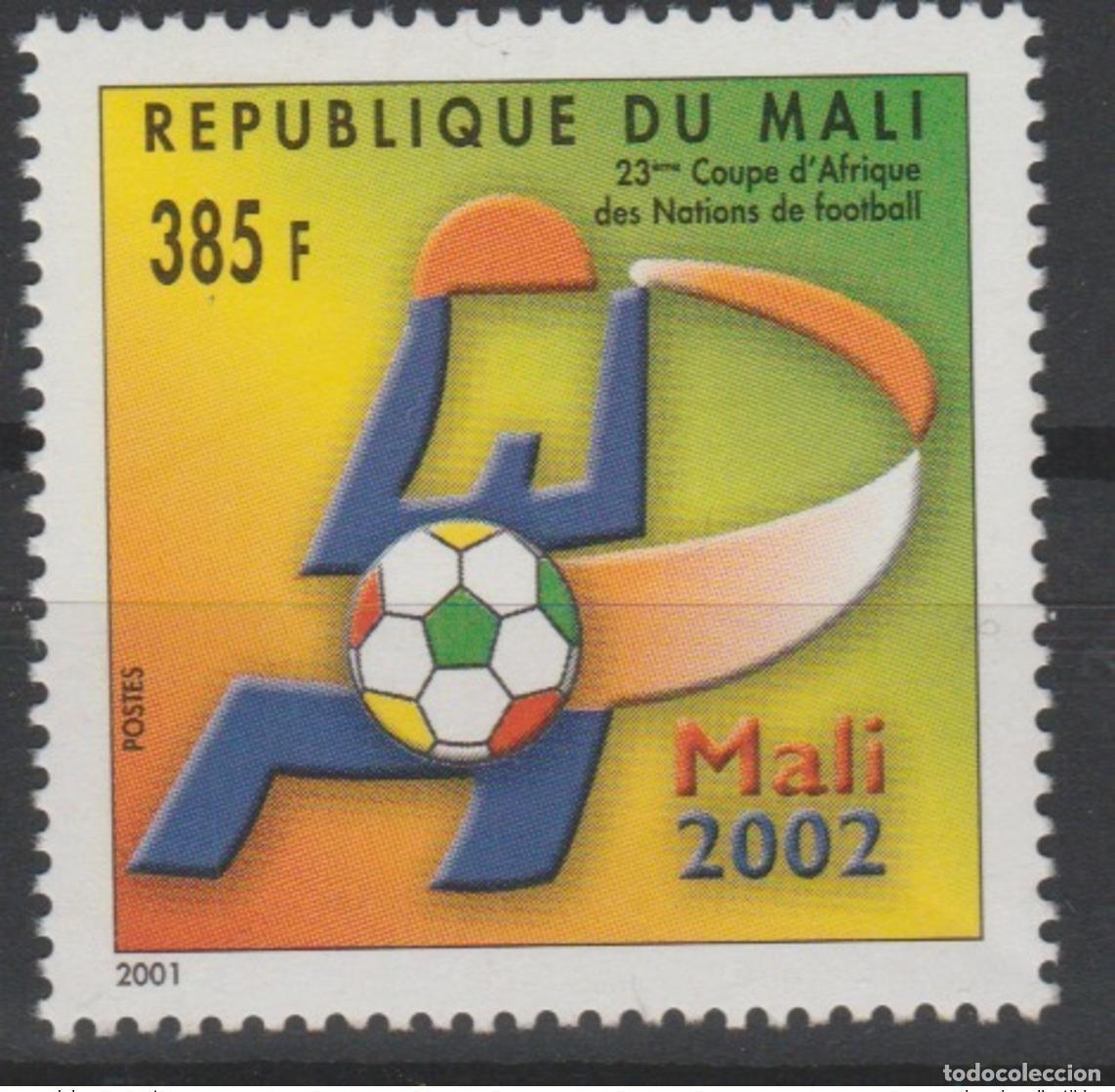 Stamps: Mali 2001/2002 Mi. 2580 23&ordf; Copa Africana de Naciones F&uacute;tbol CAN 1 val.