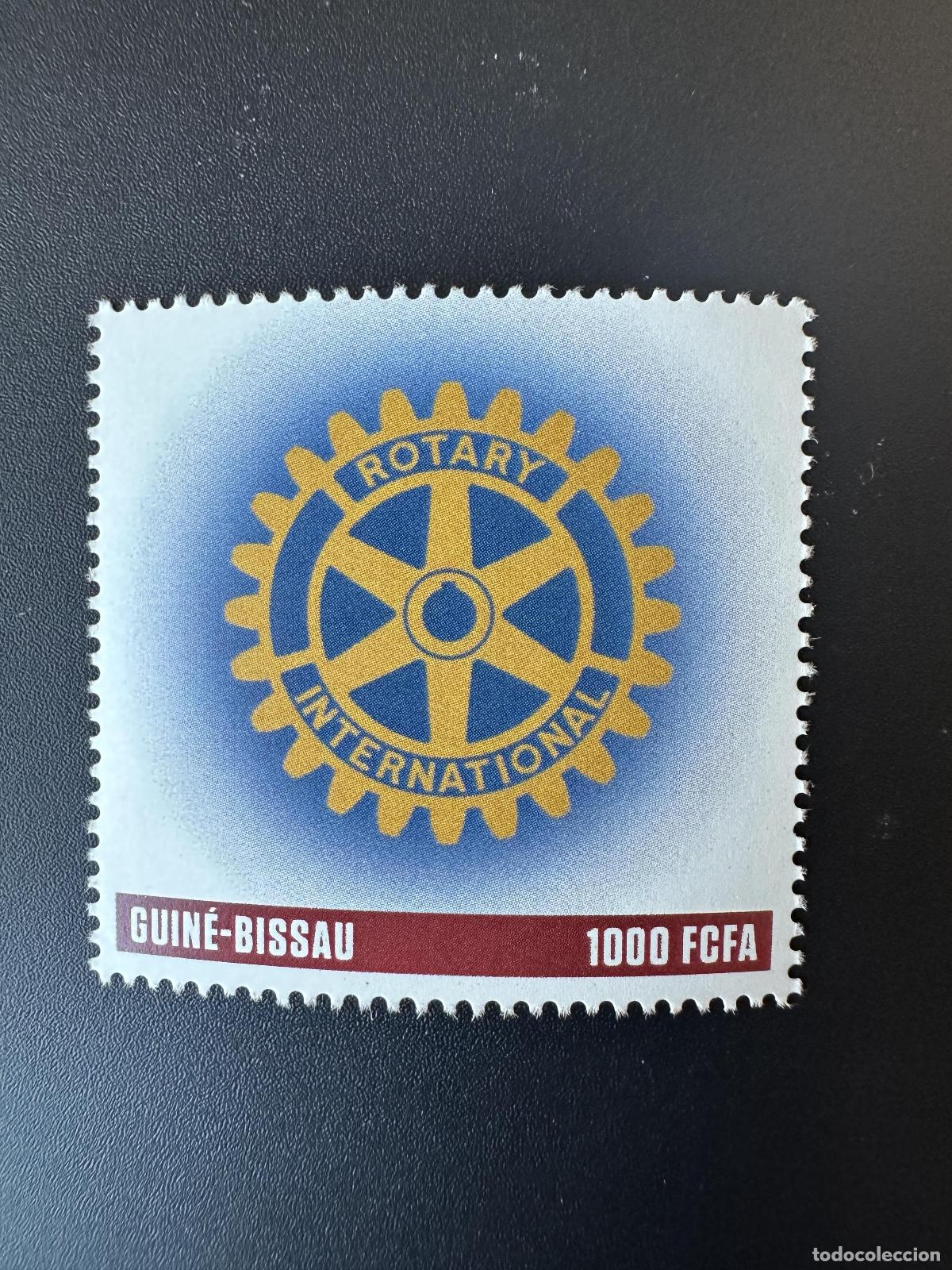Sellos: Guinea Guinea-Bis&aacute;u 2023 Mi.? Sello personalizado de Rotary Club International