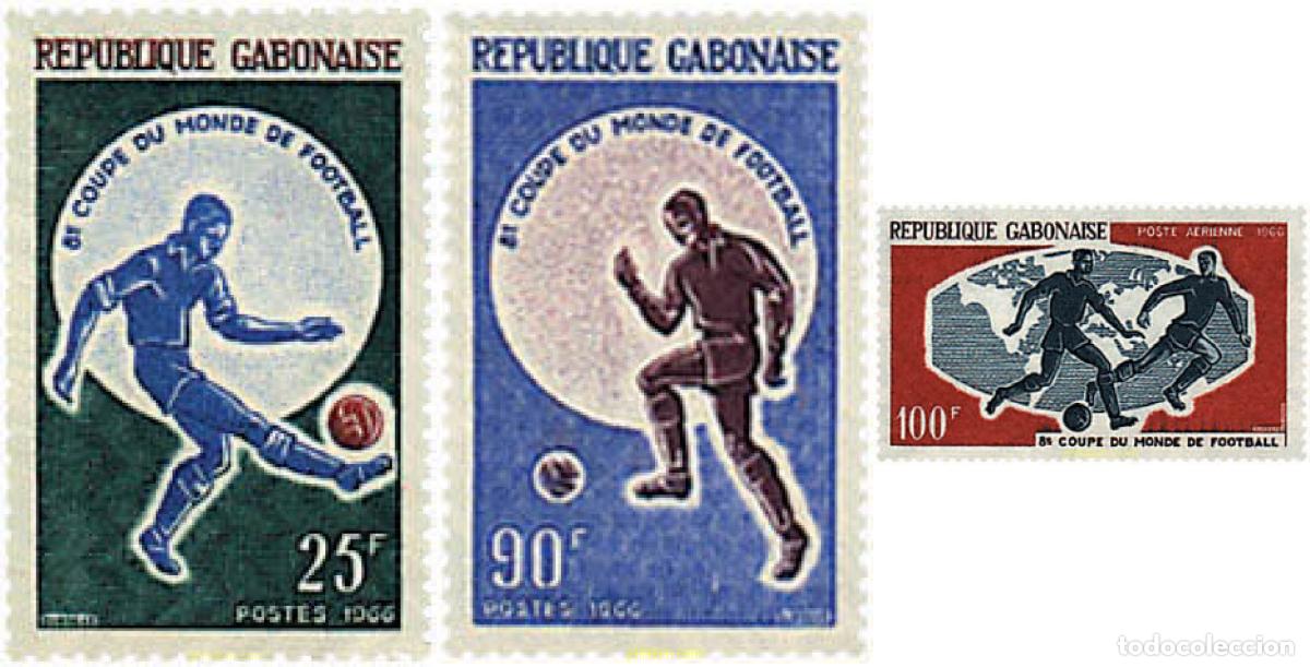 Sellos: 229623 HINGED GABON 1966 COPA DEL MUNDO DE FUTBOL. INGLATERRA-66
