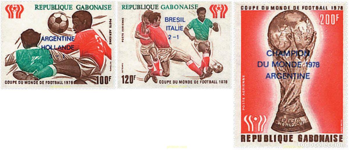Sellos: 72920 MNH GABON 1978 COPA DEL MUNDO DE FUTBOL. ARGENTINA-78