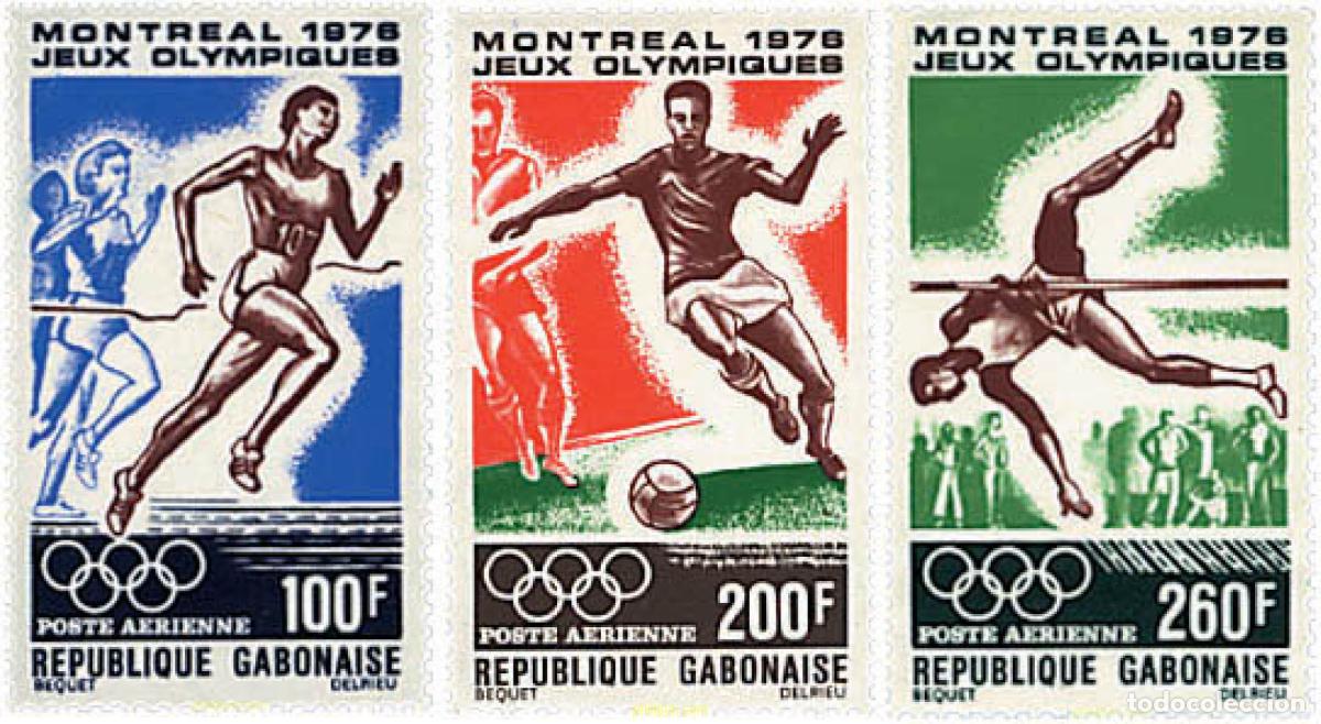 Sellos: 72913 MNH GABON 1976 21 JUEGOS OLIMPICOS VERANO MONTREAL 1976