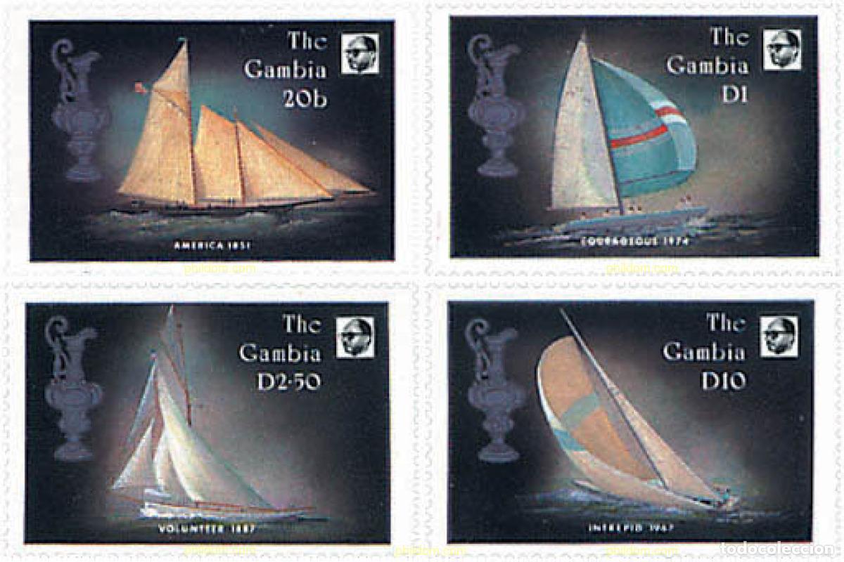 Sellos: 48363 MNH GAMBIA 1987 COPA DE AMERICA