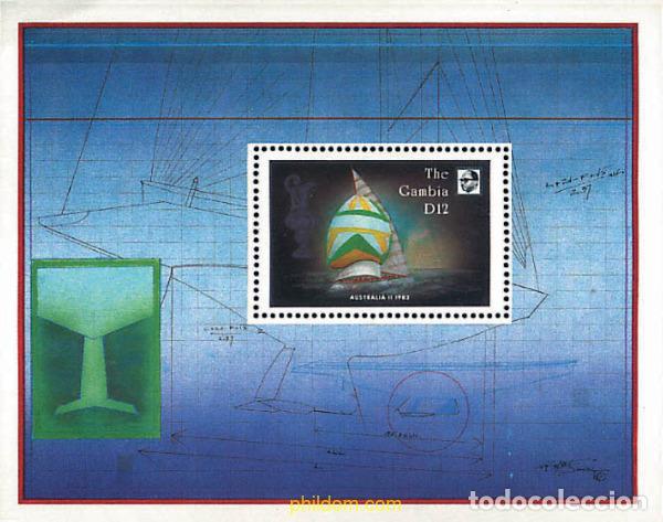 Sellos: 48364 MNH GAMBIA 1987 COPA DE AMERICA