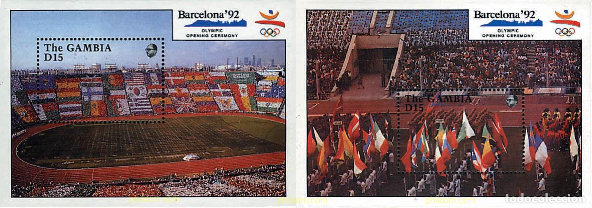 Sellos: 89010 MNH GAMBIA 1990 25 JUEGOS OLIMPICOS VERANO BARCELONA 1992