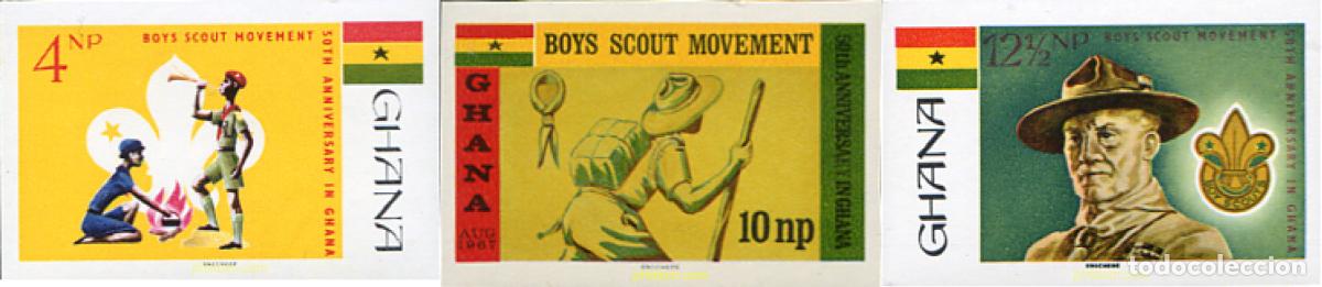 Sellos: 18994 MNH GHANA 1967 50 ANIVERSARIO DEL ESCULTISMO LOCAL