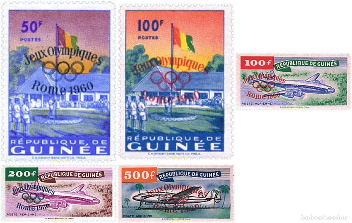 Sellos: 79365 MNH GUINEA 1960 17 JUEGOS OLIMPICOS VERANO ROMA 1960