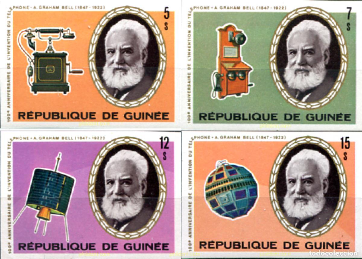Sellos: 14552 MNH GUINEA 1976 CENTENARIO DEL TELEFONO