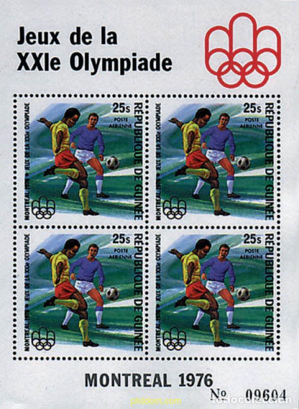 Sellos: 213215 MNH GUINEA 1976 21 JUEGOS OLIMPICOS VERANO MONTREAL 1976