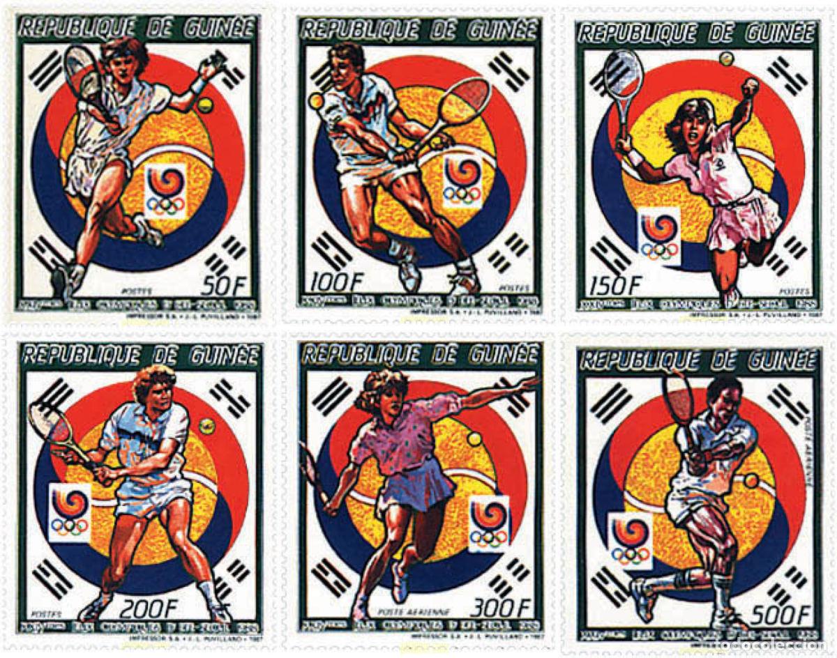 Sellos: 68751 MNH GUINEA 1987 24 JUEGOS OLIMPICOS VERANO SEUL 1988