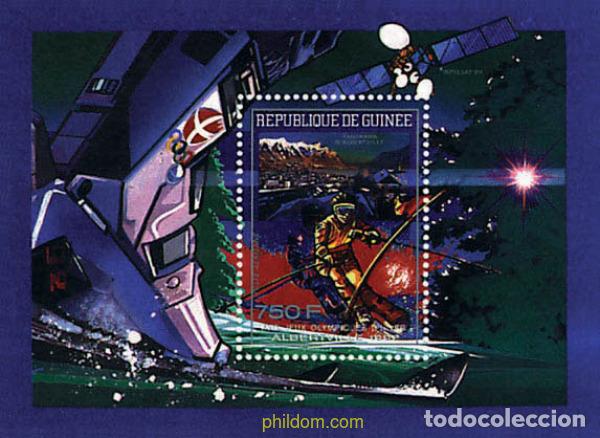 Sellos: 72985 MNH GUINEA 1990 16 JUEGOS OLIMPICOS INVIERNO ALBERTVILLE 1992