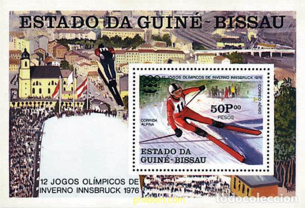 Sellos: 70865 MNH GUINEA BISSAU 1976 12 JUEGOS OLIMPICOS INVIERNO INNSBRUCK 1976