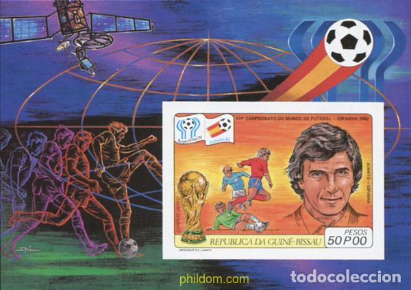 Sellos: 13628 MNH GUINEA BISSAU 1981 COPA DEL MUNDO DE FUTBOL. ESPA&Ntilde;A-82