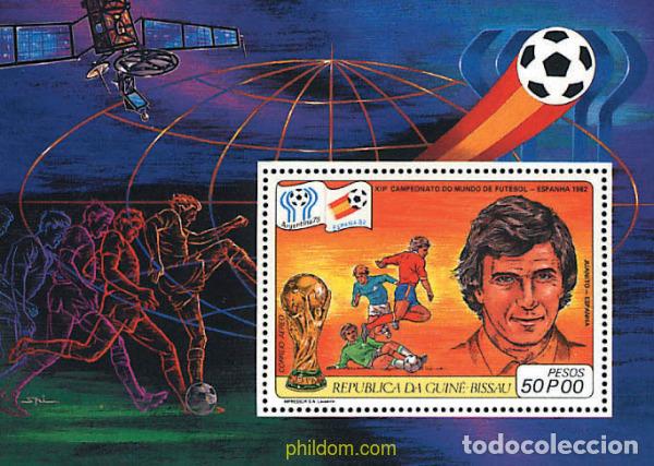 Sellos: 80235 MNH GUINEA BISSAU 1981 COPA DEL MUNDO DE FUTBOL. ESPA&Ntilde;A-82