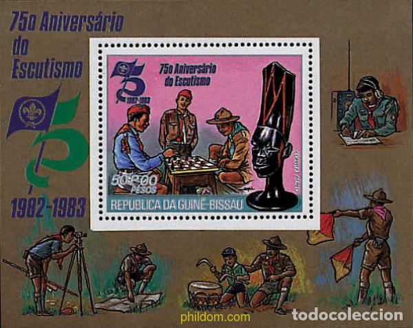 Sellos: 38154 MNH GUINEA BISSAU 1982 75 ANIVERSARIO DEL ESCULTISMO