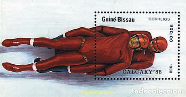 Sellos: 71018 MNH GUINEA BISSAU 1988 15 JUEGOS OLIMPICOS INVIERNO CALGARY 1988