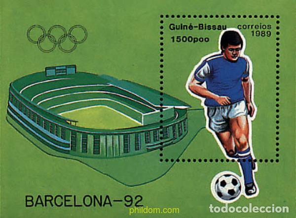 Sellos: 68236 MNH GUINEA BISSAU 1989 25 JUEGOS OLIMPICOS VERANO BARCELONA 1992