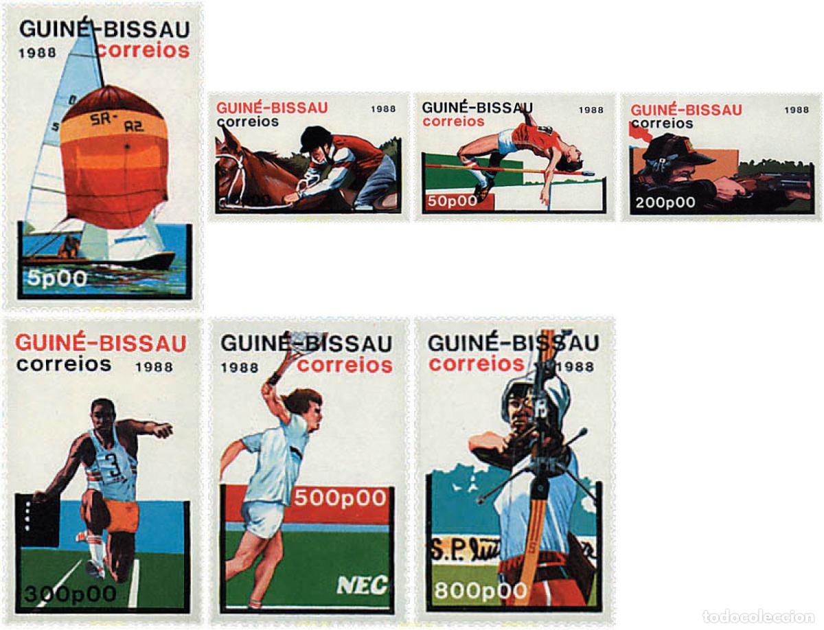 Sellos: 68643 MNH GUINEA BISSAU 1988 24 JUEGOS OLIMPICOS VERANO SEUL 1988