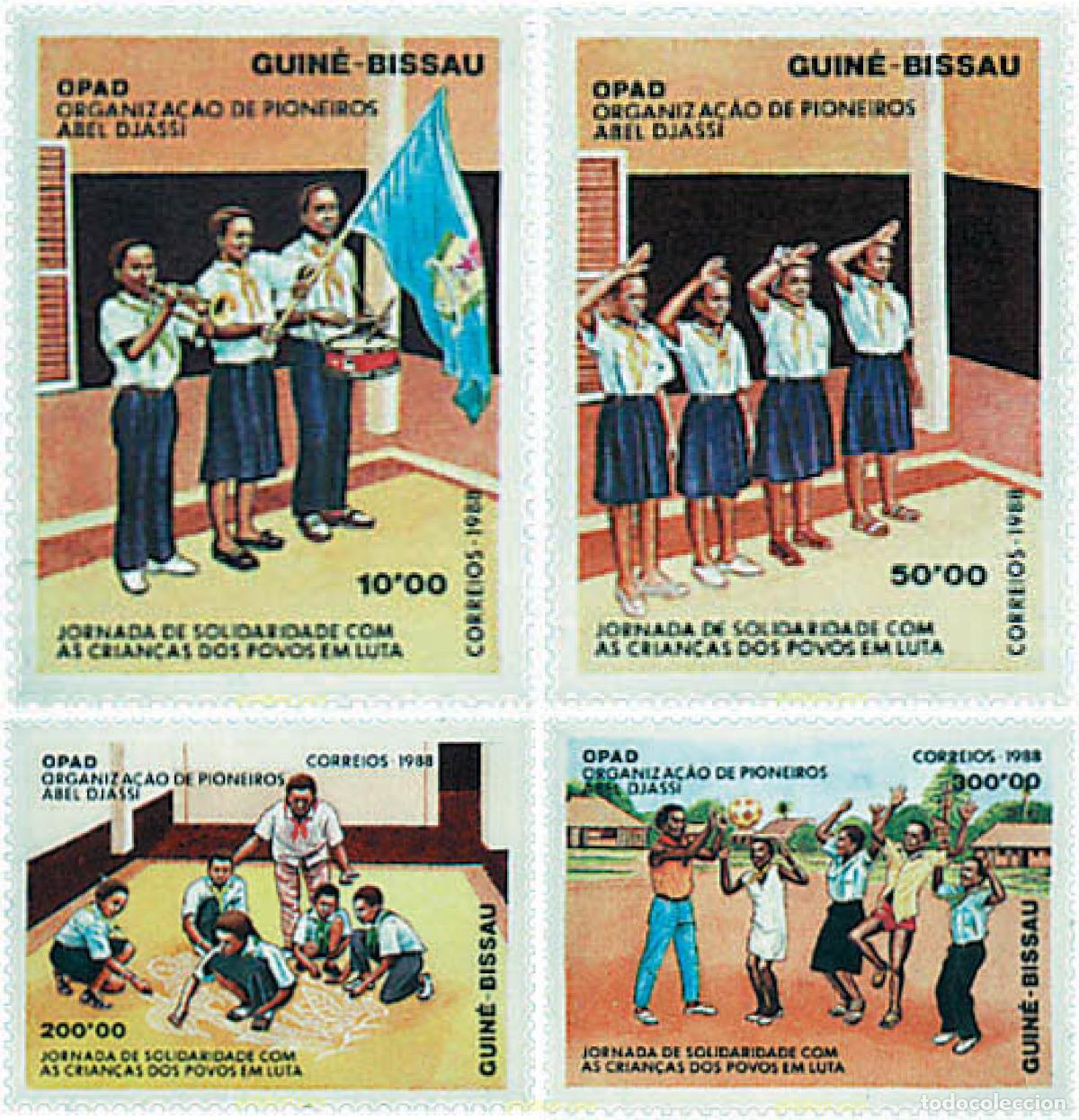 Sellos: 39730 MNH GUINEA BISSAU 1988 ORGANIZACION ABEL DJASSI