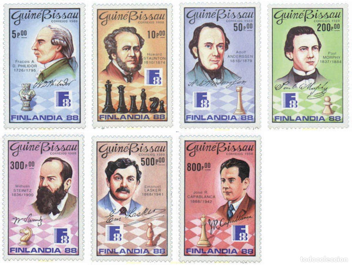 Sellos: 30644 MNH GUINEA BISSAU 1988 FINLANDIA 88. EXPOSICION FILATELICA INTERNACIONAL