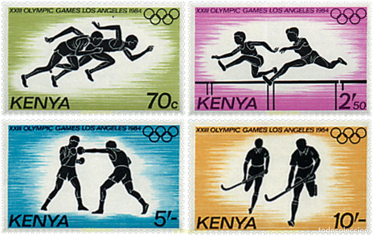 Sellos: 27543 MNH KENIA 1984 23 JUEGOS OLIMPICOS VERANO LOS ANGELES 1984