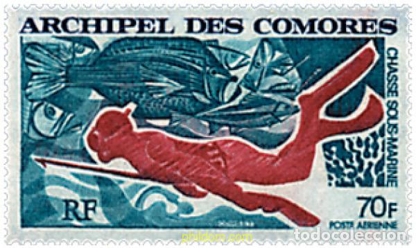 Sellos: 73018 MNH COMORES 1972 PESCA SUBMARINA.
