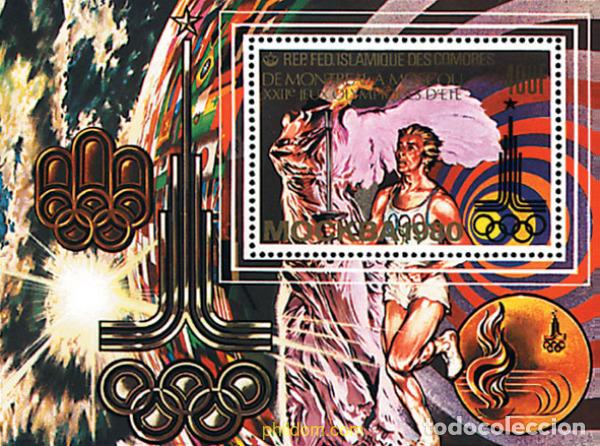 Sellos: 73079 MNH COMORES 1979 22 JUEGOS OLIMPICOS VERANO MOSCU 1980