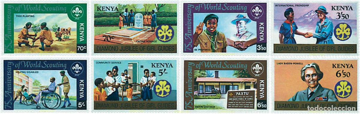 Sellos: 38240 MNH KENIA 1982 75 ANIVERSARIO DEL ESCULTISMO